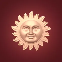 Sun Face -- Ready for 3D Printing 3D print model