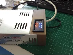 Tapa para fuente de alimentacion con display
