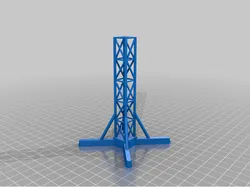 1:24 scale 16" truss tower base