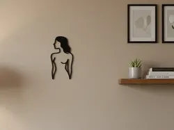 Abstract Female Form Wall Decor - Free 3D Print Model