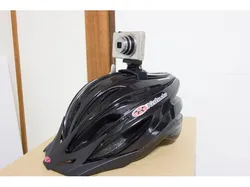 Camera mount for bike helmet