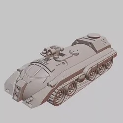 Chi Ha Infantry Combat Vehicle 3D Printable  3D print model