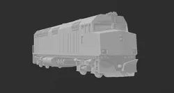EMD F40PH Locomotive 3D print model