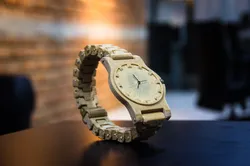 Functional Wood Fill Wrist Watch