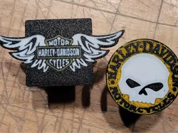 HARLEY DAVIDSON TRAILER HITCH PLUGS FOR RECEIVERS - Free 3D Print Model