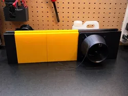 Modular Window Vent for 120mm to 4in Exhaust - Free 3D Print Model