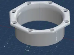 Octagonal Table Cable Pass-through - Free 3D Print Model