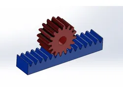 Rack and Pinion Gear Set Example