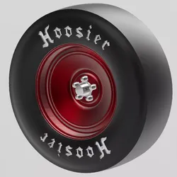 RAT ROD WHEEL AND HOOSIER SLICK TIRE FOR SCALE AUTOS 3D print model
