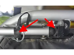 Reduced play in the trailer connector of Croozer bicycle trailer