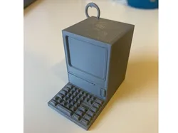 Retro Computer Keyring - Free 3D Print Model