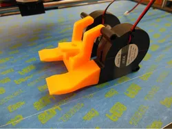 Rigidbot dual cooling fan mount
