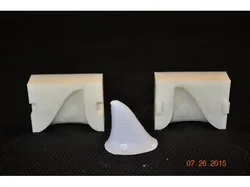 shark fin chocolate mold