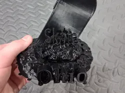 Skate Ohio Logo Statue - Free 3D Print Model