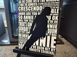 Smooth Criminal – Michael Jackson Lyric HueForge - Free 3D Print Model