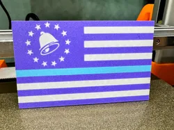 The Thin Dew Line flag - Free 3D Print Model