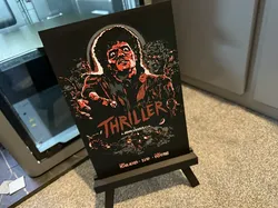 Thriller, Michael Jackson Movie Poster HueForge - Free 3D Print Model