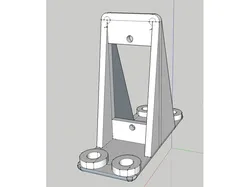 Upright Servo Mount - For TowerPro SG90 9g servo