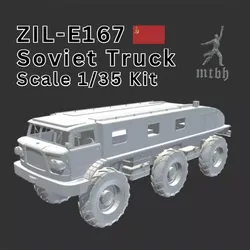 ZIL-E167 Soviet Off-Road Truck 1-35 Scale 3D print model