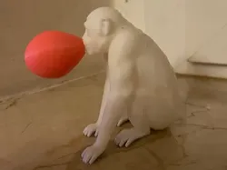 Bubble Gum Monkey Bubble Gum Monkey  - Free 3D Print Model