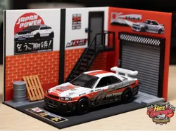 Diorama Garage 1:64 - Japan Streets [AMS] - Free 3D Print Model