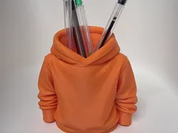 Hoodie pen pot - Free 3D Print Model
