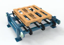 Roller wheel conveyor