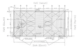 Roof Framing Plan - Complex Steel Design