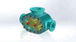 Root blower solid works design.