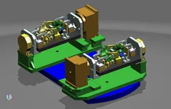 Rotary Hydraulic Fixture For VMC.