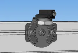 Rotating +-45 degrees bracket