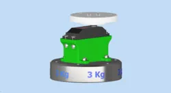 Rotating base  for small robots