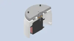 Rotating base for small robots