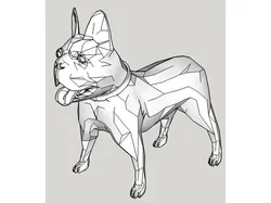 French Bulldog Low Poly Fixed!