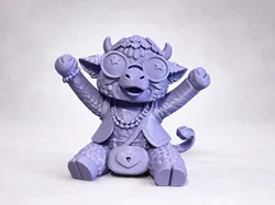 Highland Cow Party Animal - Free 3D Print Model