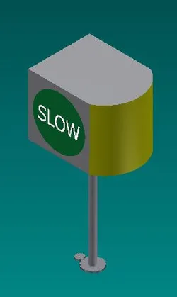 Rotating Street Sign