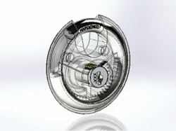 Round Security Lock