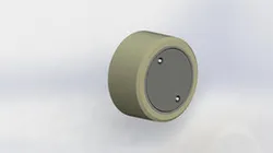 Rubber Wheel 15"OD x 8" Width