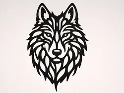 wolf decoration - Free 3D Print Model