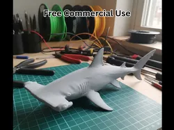 Hammerhead Shark - Free 3D Print Model