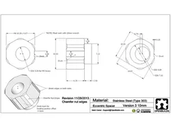 OpenBuilds Eccentric Spacer