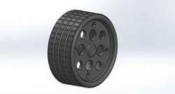 Rueda para motoreductor genérico de figura cuadrada
