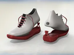 Running Shoe with Interchangeable Soles