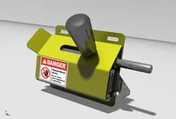 Safety Lock for Industrial Robot Cage