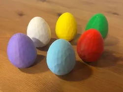 small patterned Easter egg - Free 3D Print Model