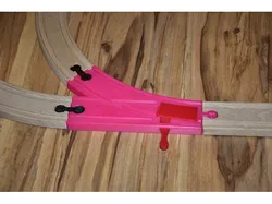 Turnout train 45 degrees - for Ikea railway