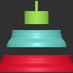 2 Tea Light Bases with Cutter