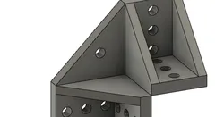 2020 extrusion 3 way mount