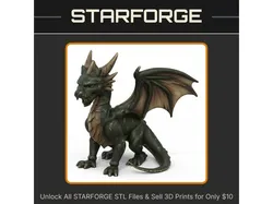 28mm DND Fierce Heroic Dragonborn Champion Fantasy Mini StarForge Kits 3D Print STL File