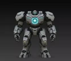 Aegis Core Titan Mech STL Heavy Sci Fi Robot Model 3D print model